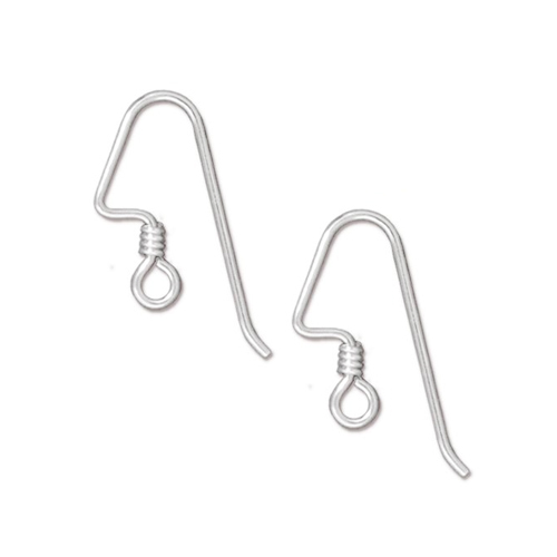 Rivets, Findings & Stringing Sterling Silver Earwires with Coil